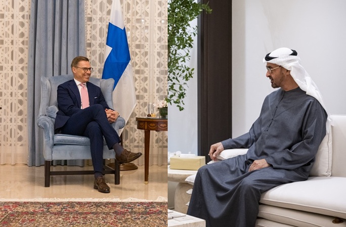 Stubb, Al Nahyan discuss Mideast, bilateral ties over phone