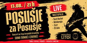 Koncert „Posušje za Posušje“ u četvrtak na Trgu hrvatskih branitelja okuplja domaće bendove