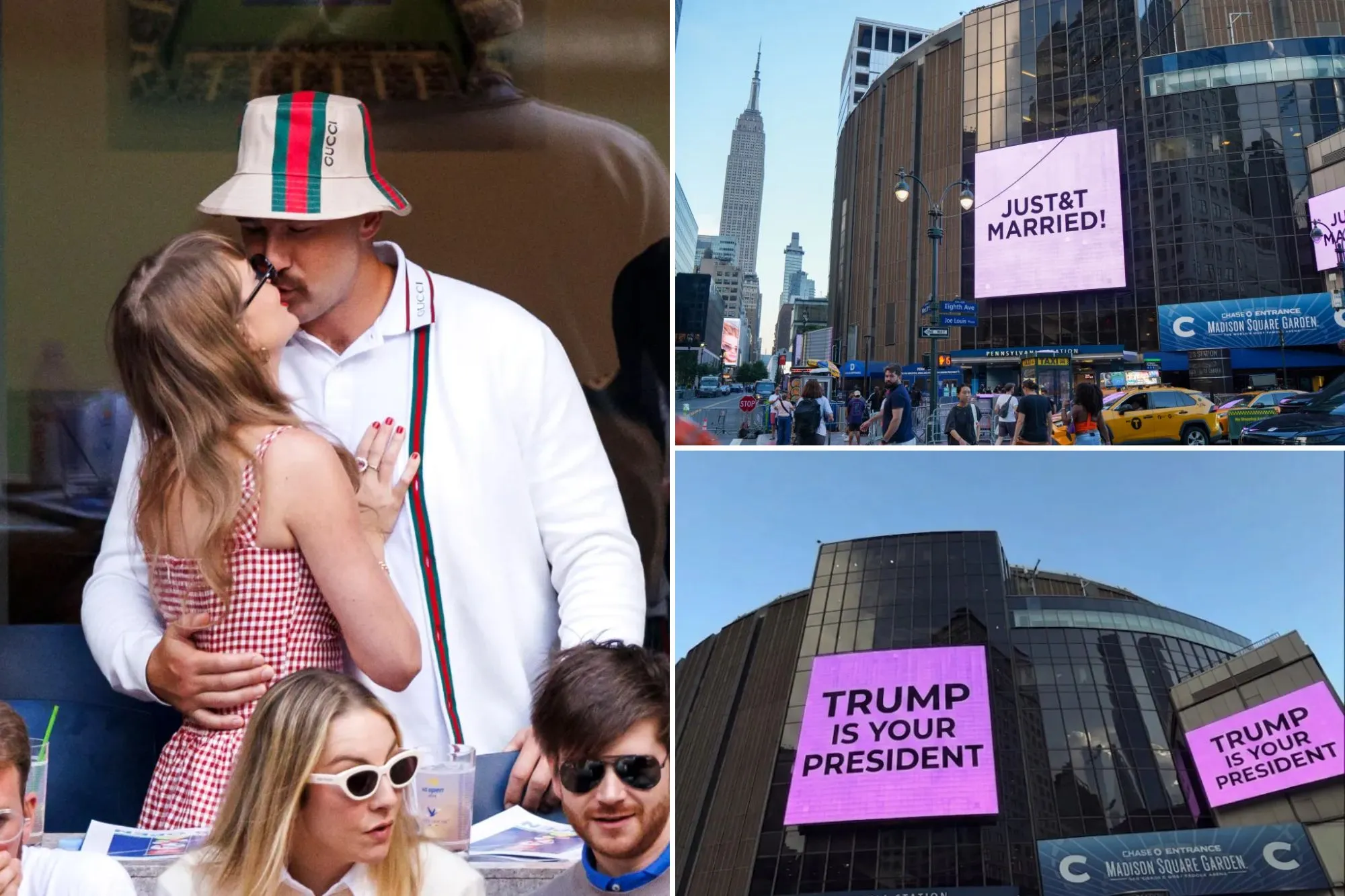 White House spoofs Taylor Swift and Travis Kelce MSG marriage announcement: ‘Trump is your president’ 