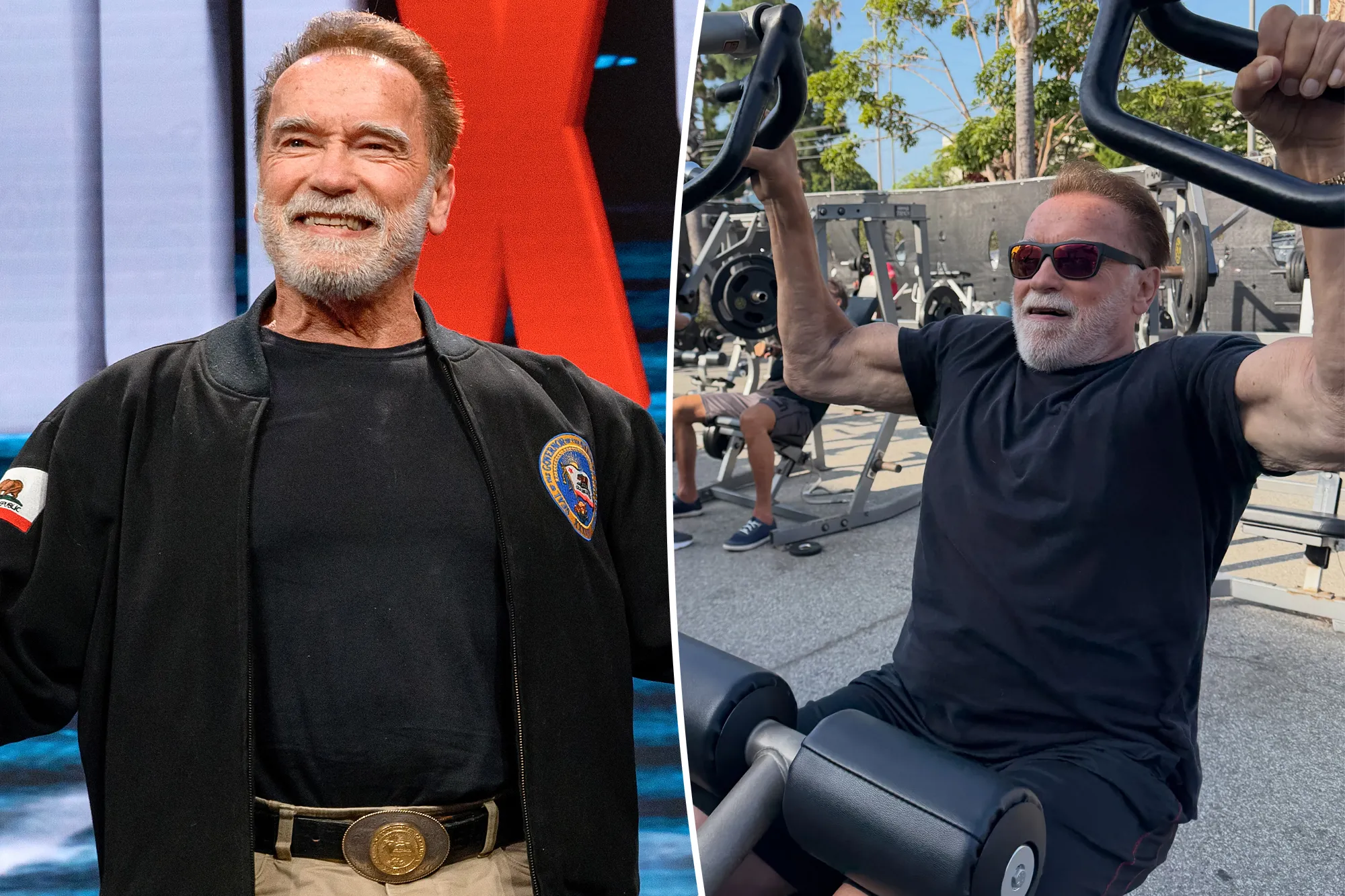 Arnold Schwarzenegger celebrates his 79th birthday showing off his iron-pumping workout, fit physique