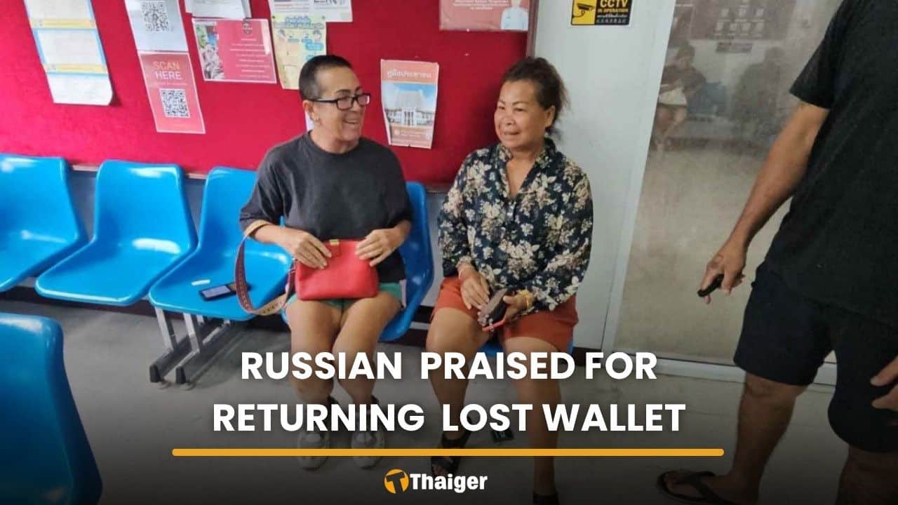 Russian woman returns lost Pattaya wallet with 22,700 baht