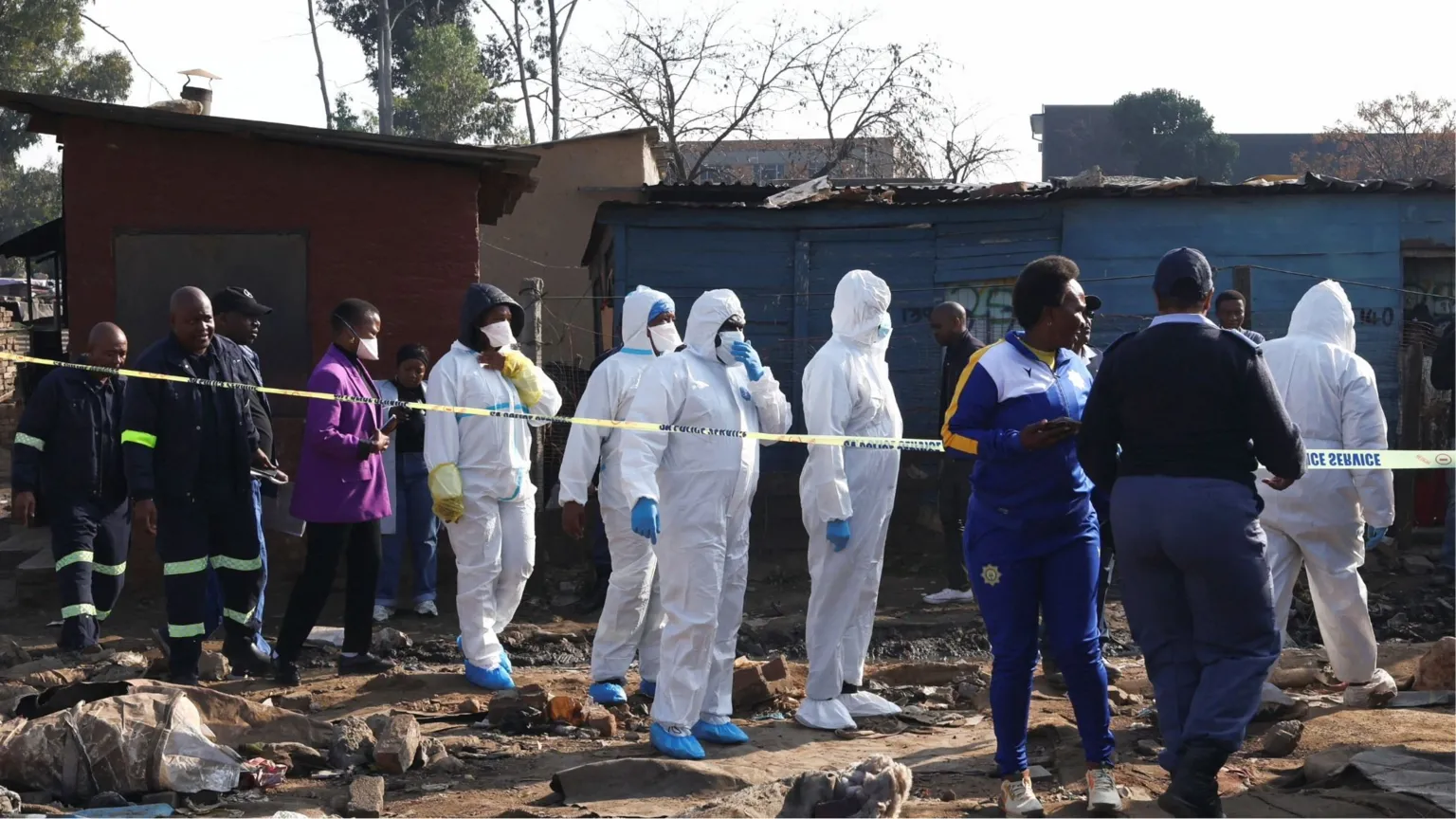 South Africa hunts suspects after mass shooting kills 12 people