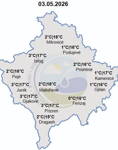 Çfarë temperatura na presin të dielën?