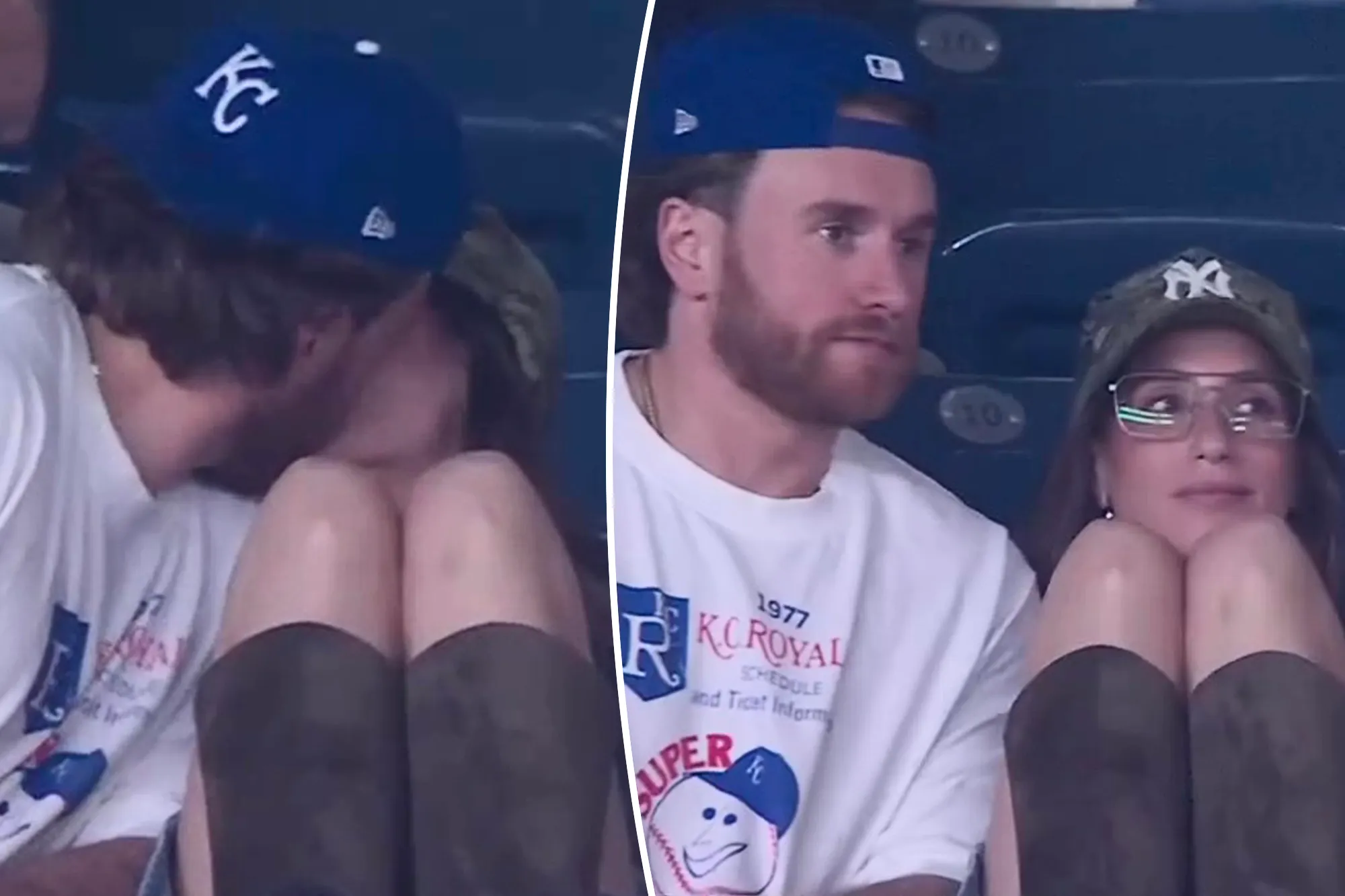 ‘Summer House’ stars Amanda Batula and West Wilson kiss, hold hands at Yankees game
