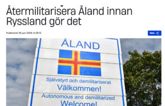 Svensk lokaltidning: avskaffa demilitariseringen