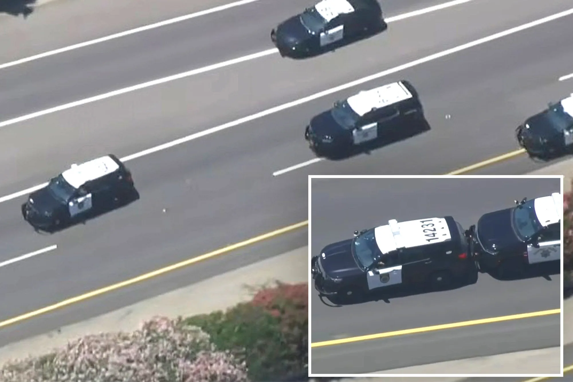 Stolen police cruiser leads cops on wild chase through streets of Sacramento
