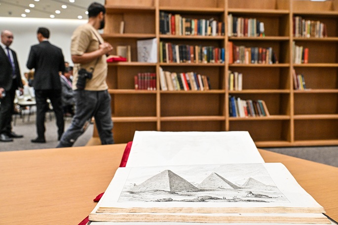 Egypt opens heritage library at Grand Egyptian Museum