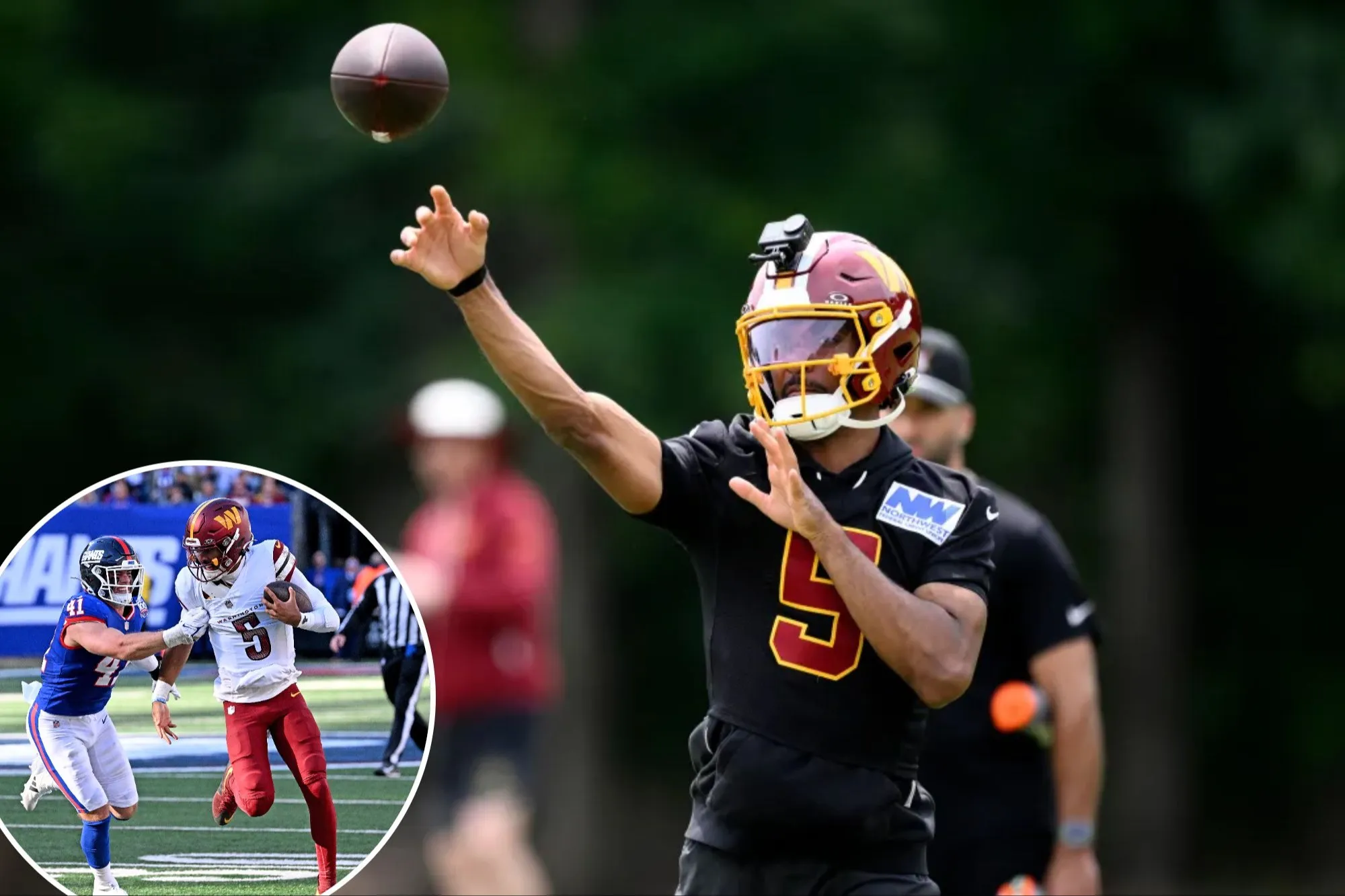 Jayden Daniels figuring out new Commanders offense in hopes of turnaround: ‘A long way to go’