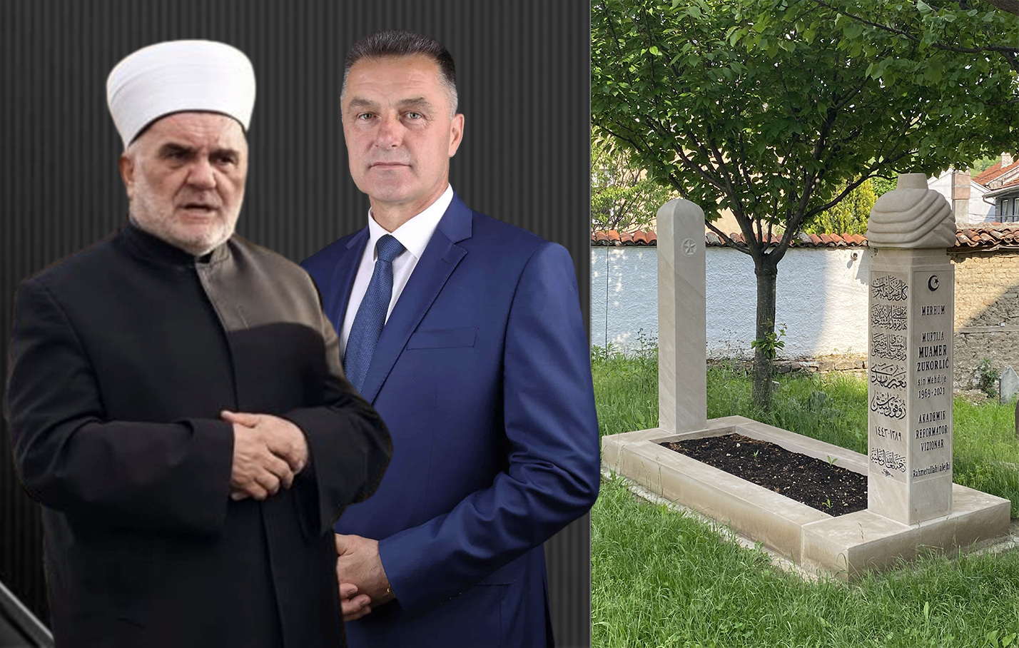 Dudić najavio zahvalnicu Biševcu pored mezara rah. Muftije u haremu Altun Alema