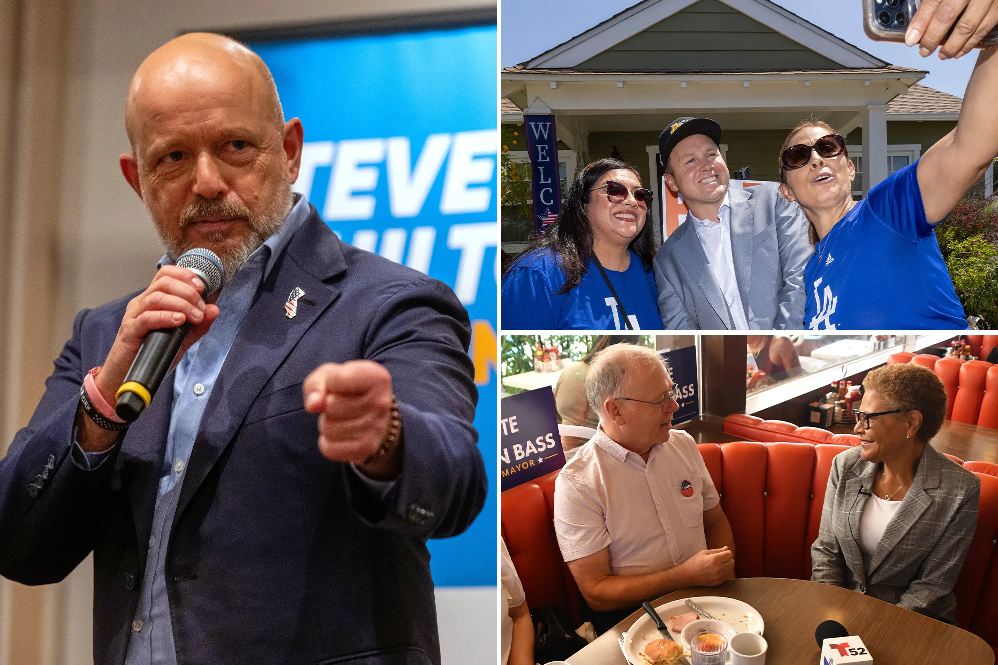 Candidates scramble for last-minute votes across CA before governor and mayor primaries