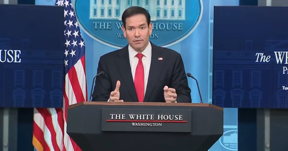 Rubio Fields Questions From Reporters in Epic White House Press Briefing (VIDEO)