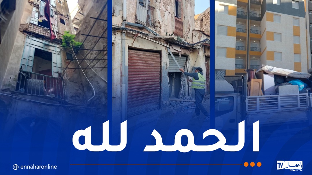 كانت تقطن عمارات مهددة بالسقوط..ترحيل 51 عائلة في وهران
