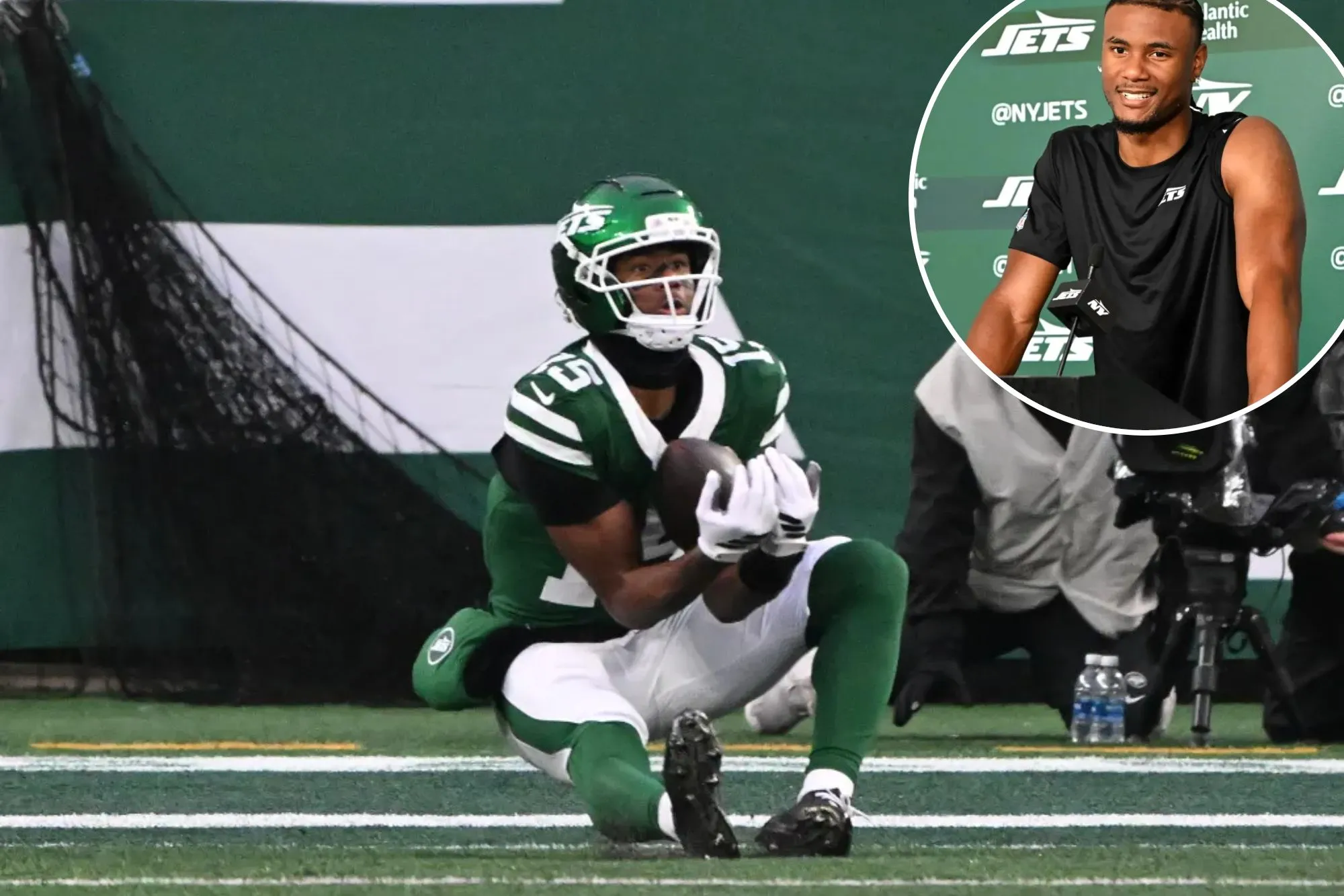 Adonai Mitchell ‘excited’ to have full offseason in Jets’ system after midseason trade