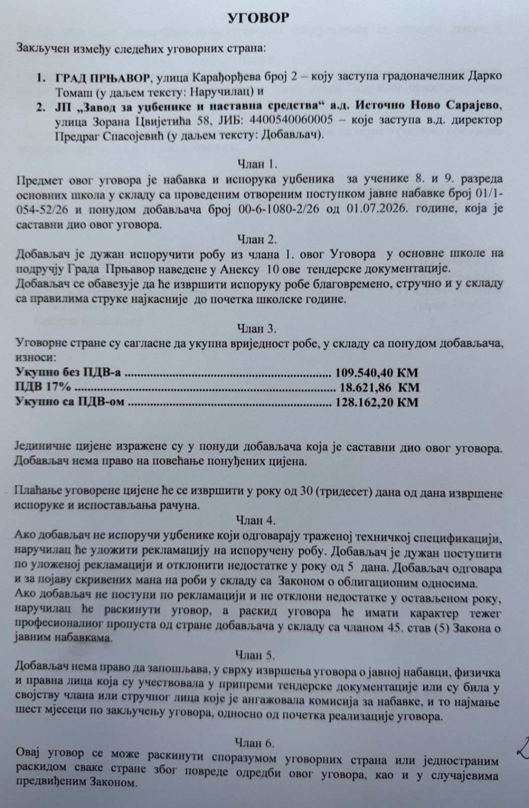 Besplatni udžbenici za sve osnovce: Grad Prnjavor završio svoj dio posla u sufinansiranju nabavke