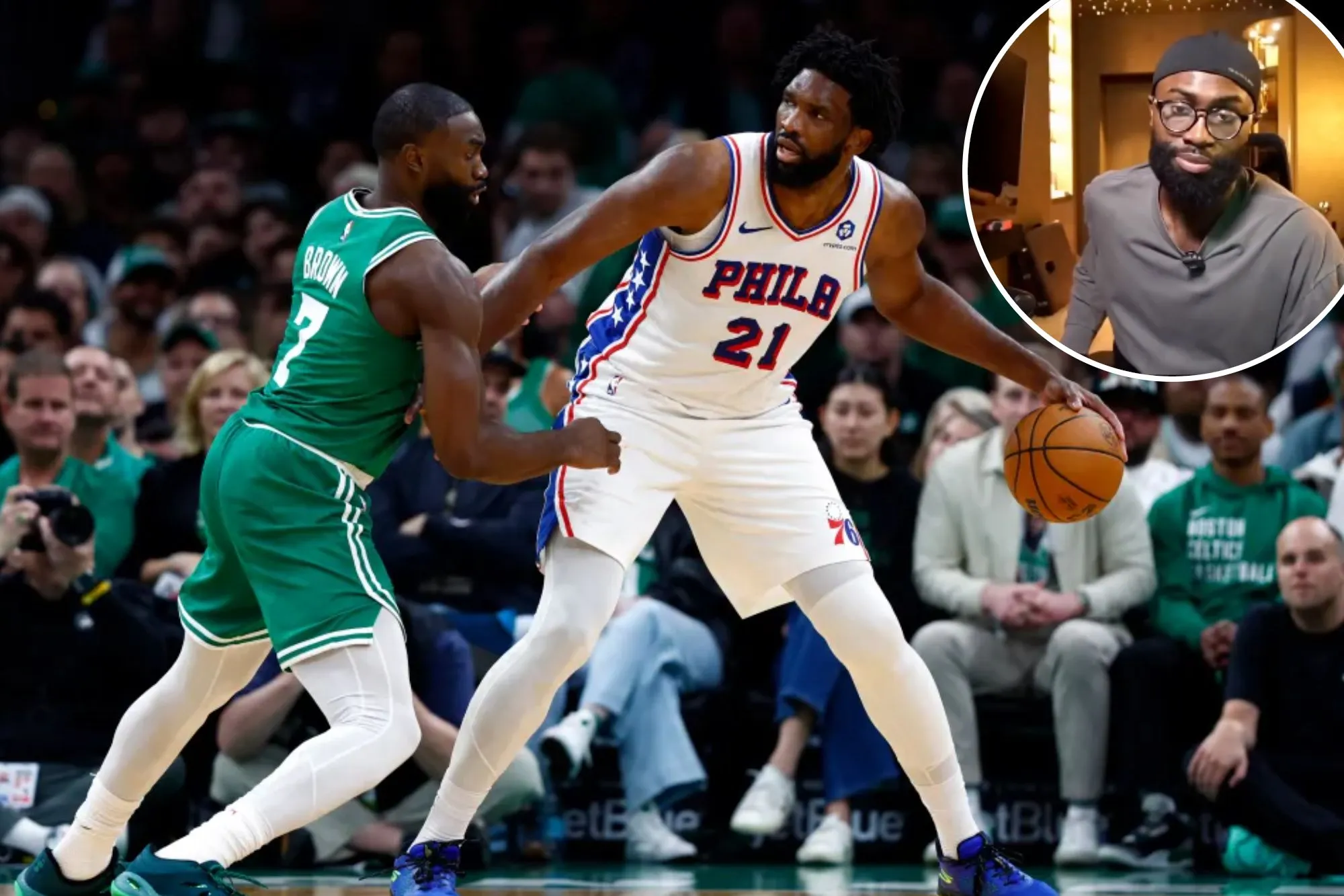 Jaylen Brown’s Joel Embiid flopping comments resurface after trade to 76ers