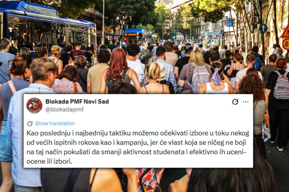 OPA! BLOKADERI IMAJU NOVI IZGOVOR - EVO ZAŠTO IM SAD NE ODGOVARAJU IZBORI! Smeta im što će možda biti u vreme ispitnih rokova  A PROŠLE GODINE BLOKIRALI ISPITE!