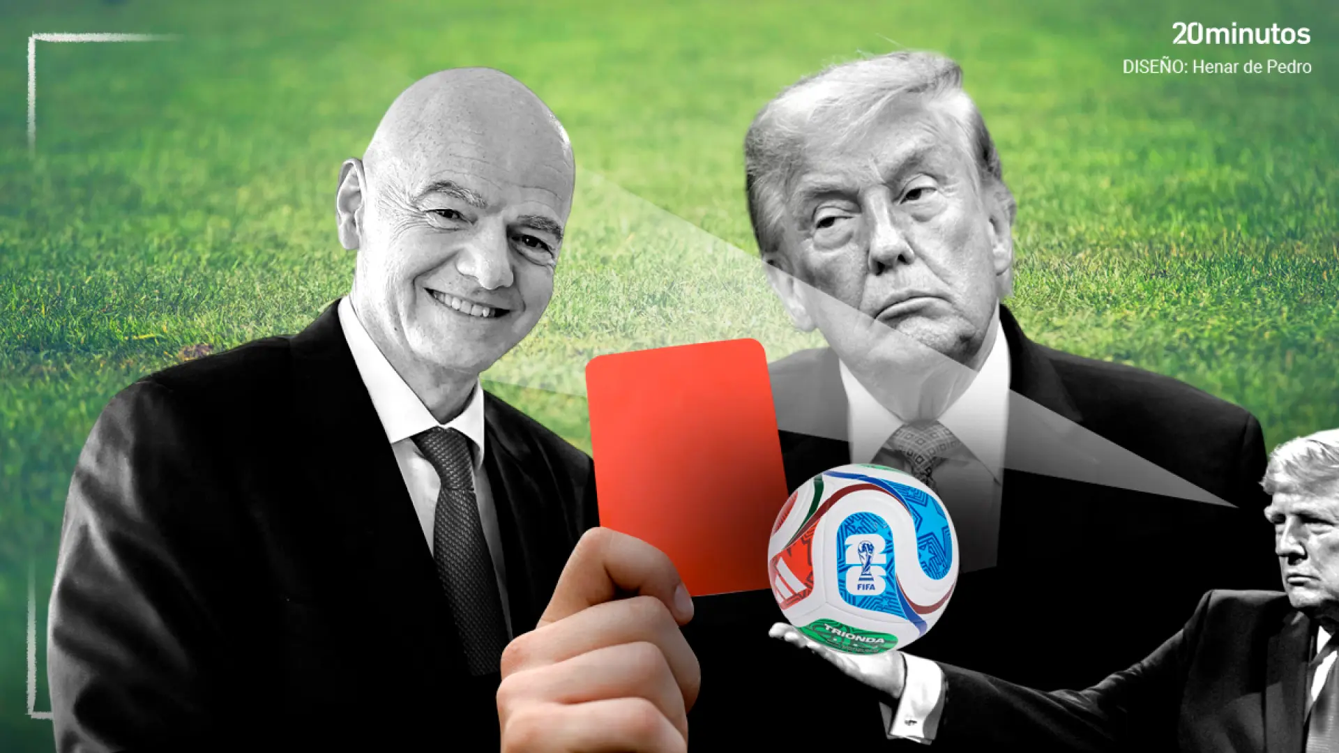  Infantino y Trump: la historia de una relación de amistad que subyace tras el 'lío Mundial' por una roja 