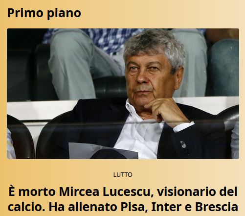 A murit Mircea Lucescu, unul dintre cei mai mari antrenori ai lumii și considerat un „vizionar” al fotbalului