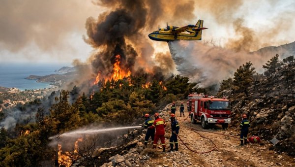 Požari bukte širom Grčke: Mobilisani avioni, izdata upozorenja građanima