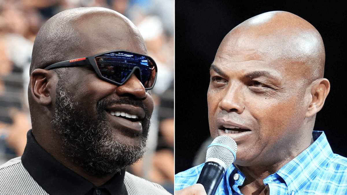 Shaquille O’Neal trolls Charles Barkley during his LSU master’s degree graduation ceremony