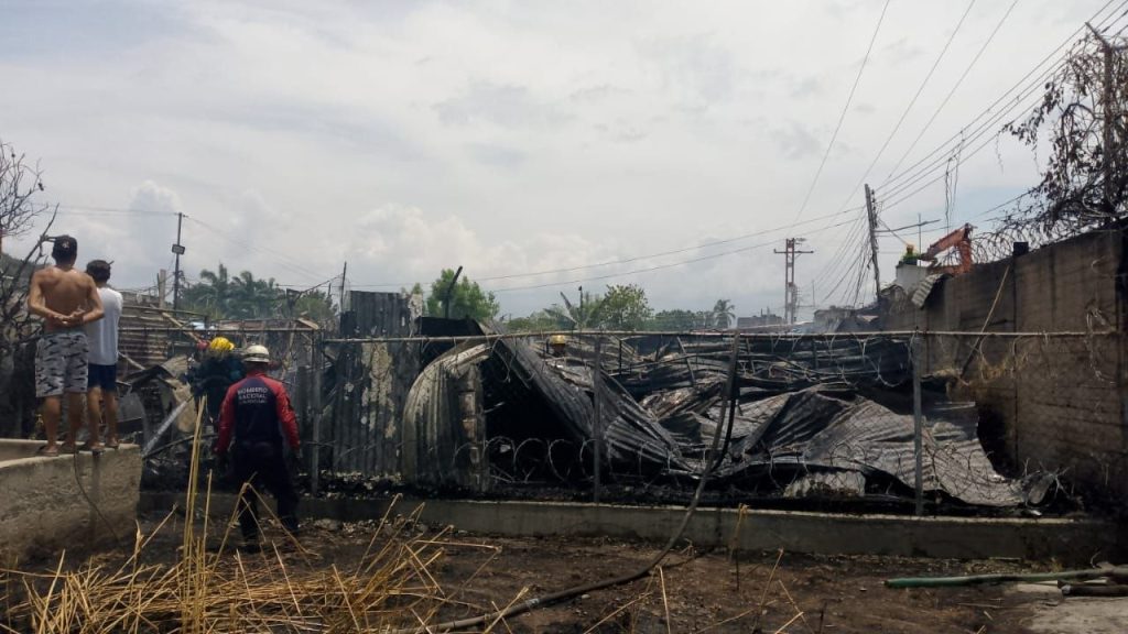 Incendio consumió rancho en Coropo y dejó pérdidas materiales