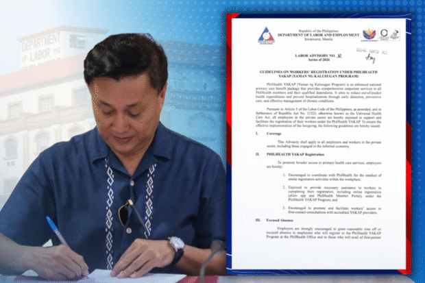 Dole to private employers: Register workers under PhilHealth’s Yakap