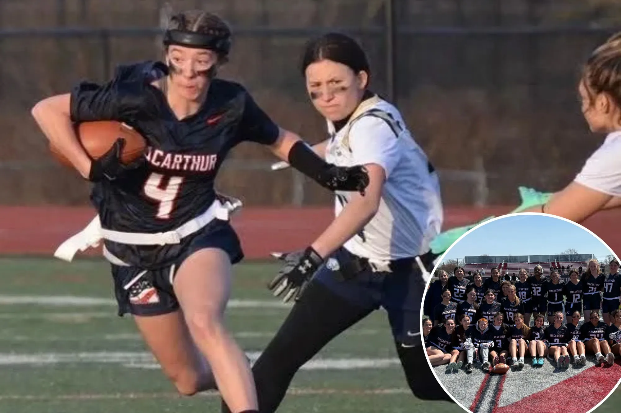 Undefeated MacArthur Generals chasing down elusive first flag football championship