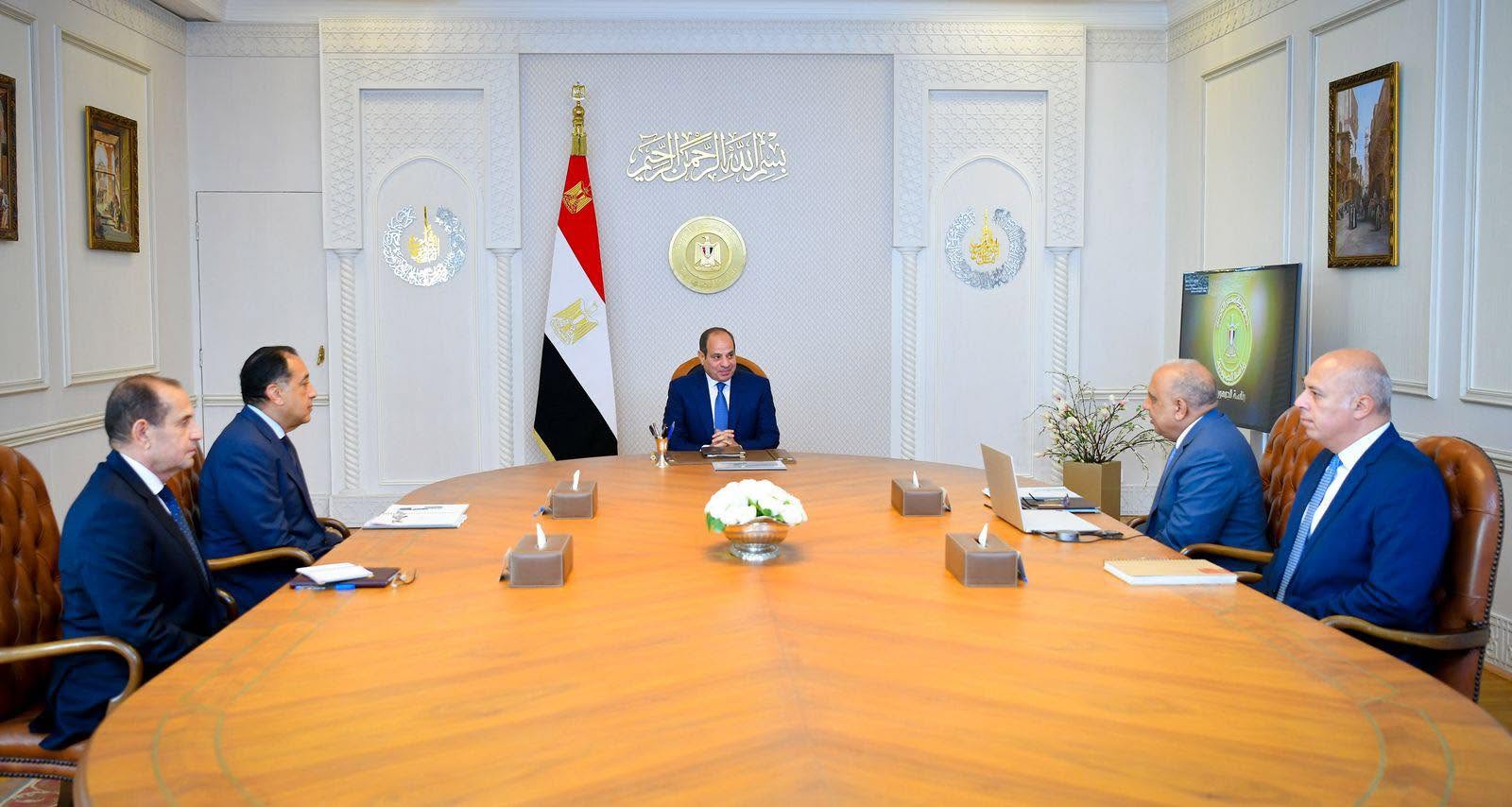 Al-Sisi reviews 105 power grid projects, renewable energy expansion plans