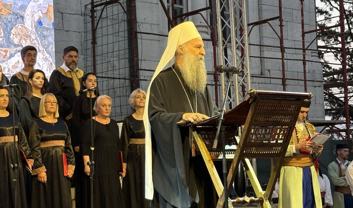 Patrijarh Porfirije na svečanoj akademiji u Nikšiću: Bitka na Vučjem dolu trajno svedočanstvo vere, ljubavi, nade i zajedništva