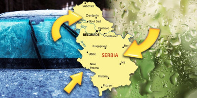 Mraz, pljuskovi, grmljavina, pa 29 stepeni: Narednih dana proživećemo sva 4 godišnja doba (MAPA)