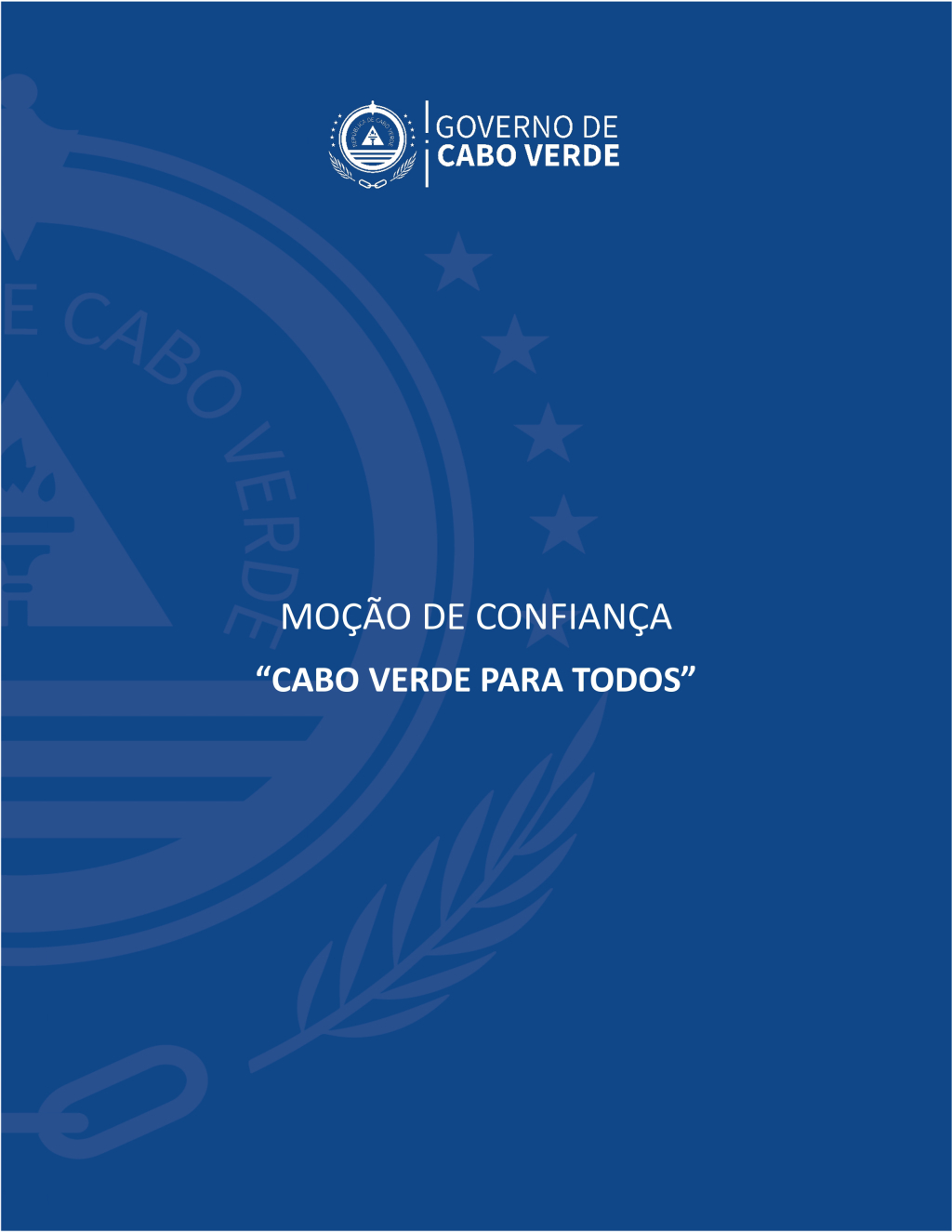 Governo pede confiança para um "novo ciclo" em Cabo Verde
