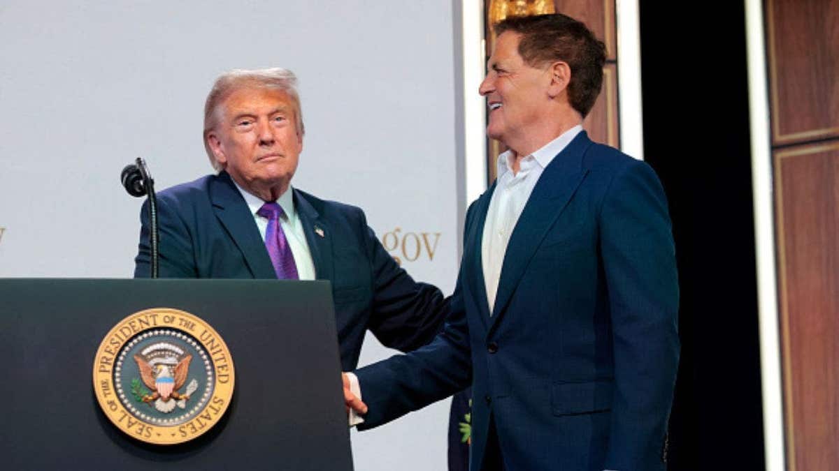 Mark Cuban forced to play nice with President Trump after agreeing to be business partners