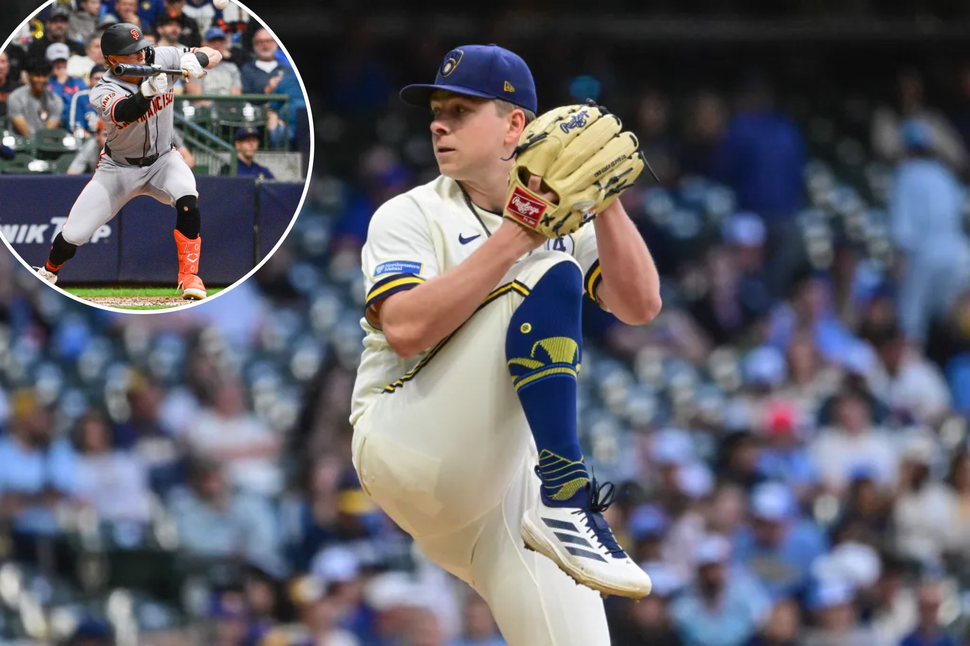 Kyle Harrison shows Giants what they’re missing in loss to Brewers