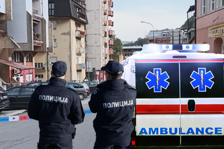 UŽAS U ZEMUNU! Osoba pala sa drugog sprata zgrade, Hitna pomoć na licu mesta!