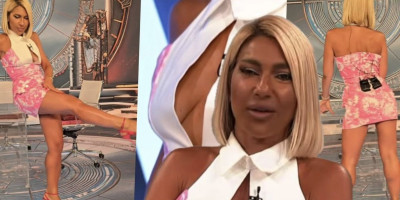 Muškarcima će oči ispasti iz duplji! Jovana Jeremić se uvijala na poslu, pa joj izvirela najslađa zabranjena voćka!