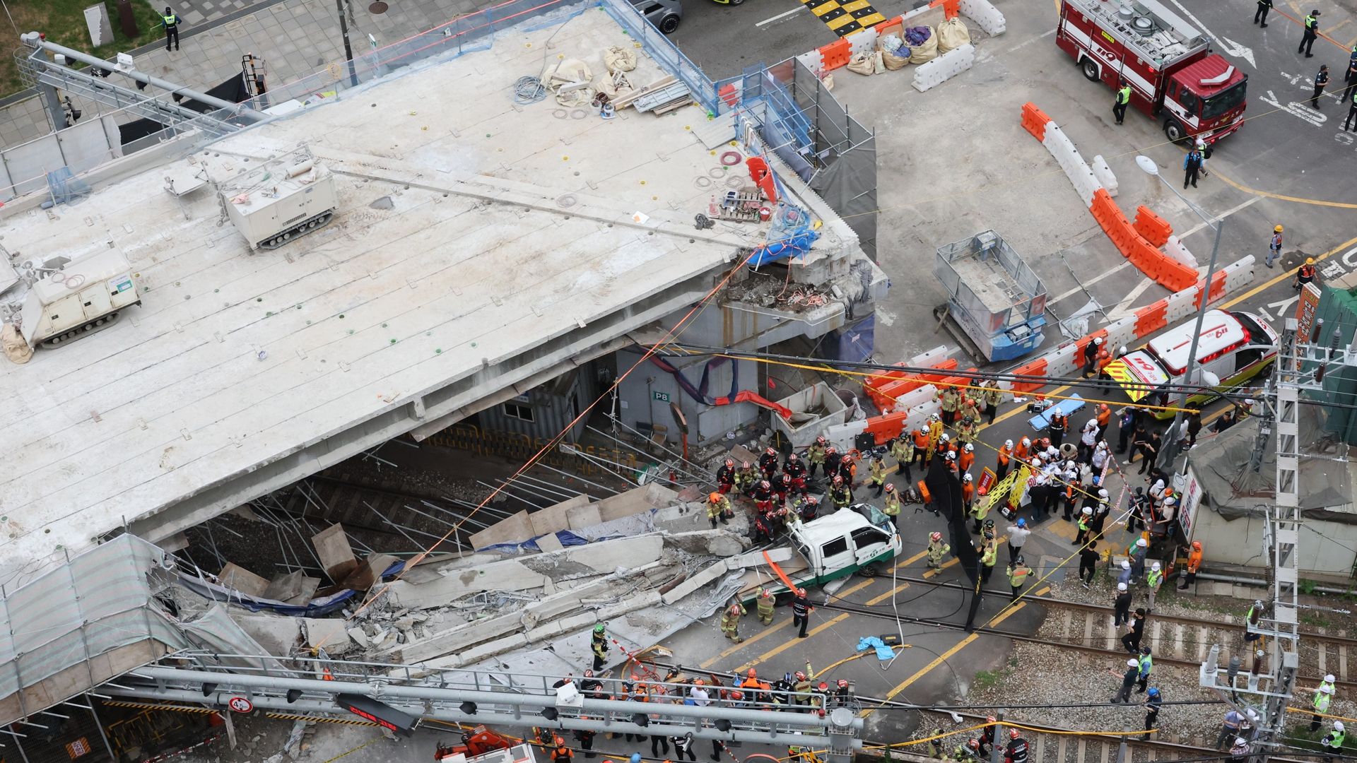 South Korea overpass collapse kills three