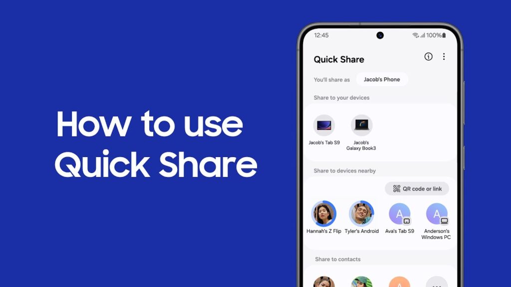 How to Use Samsung Quick Share Across Galaxy and Windows