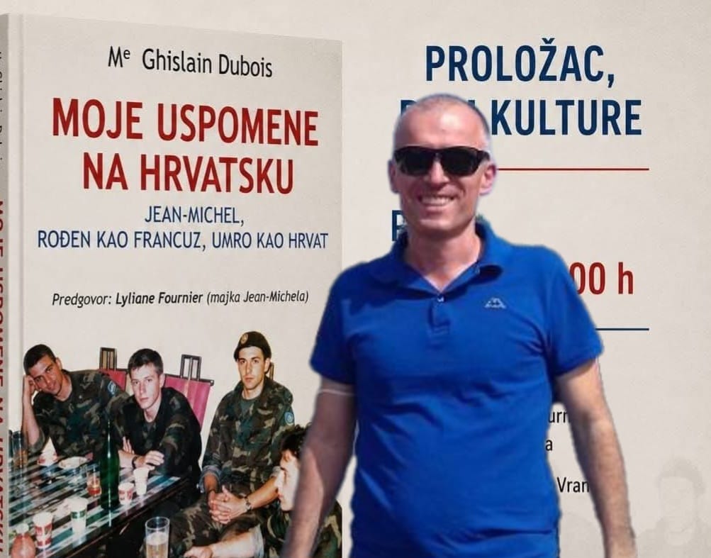 "Imoćani velikog srca, dođite večeras u Proložac": Prof. Frano Vrančić pozvao na predstavljanje knjige o heroju Jean-Michelu Nicolieru