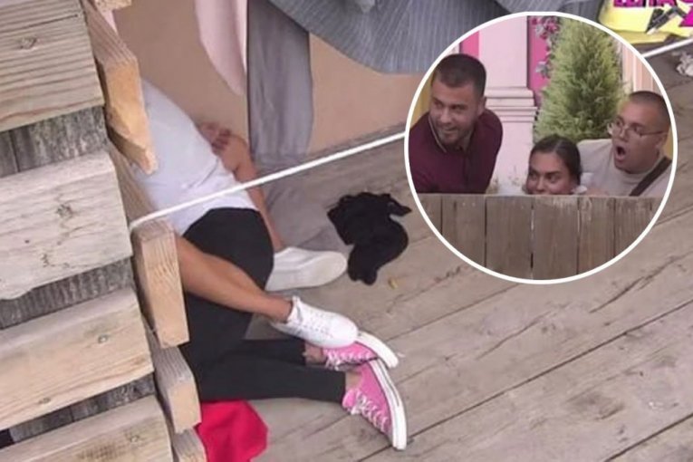 OVO SVET NIJE VIDEO! Akcija Dušice i Filipa šokirala zadrugare - sevale joj grudi, nema šta mu nije tražila! (VIDEO)
