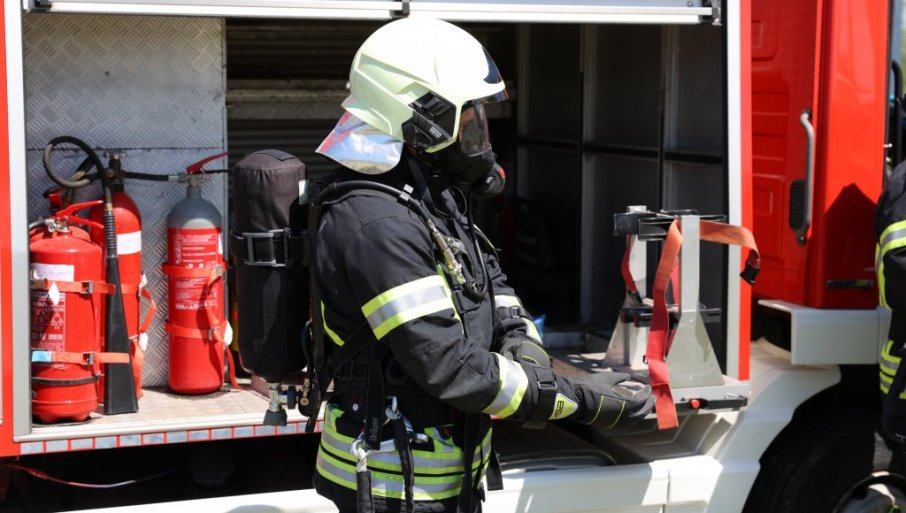 POŽAR U STUBLINAMA KOD OBRENOVCA: Zapalilo se nisko rastinje, uzrok još nepoznat