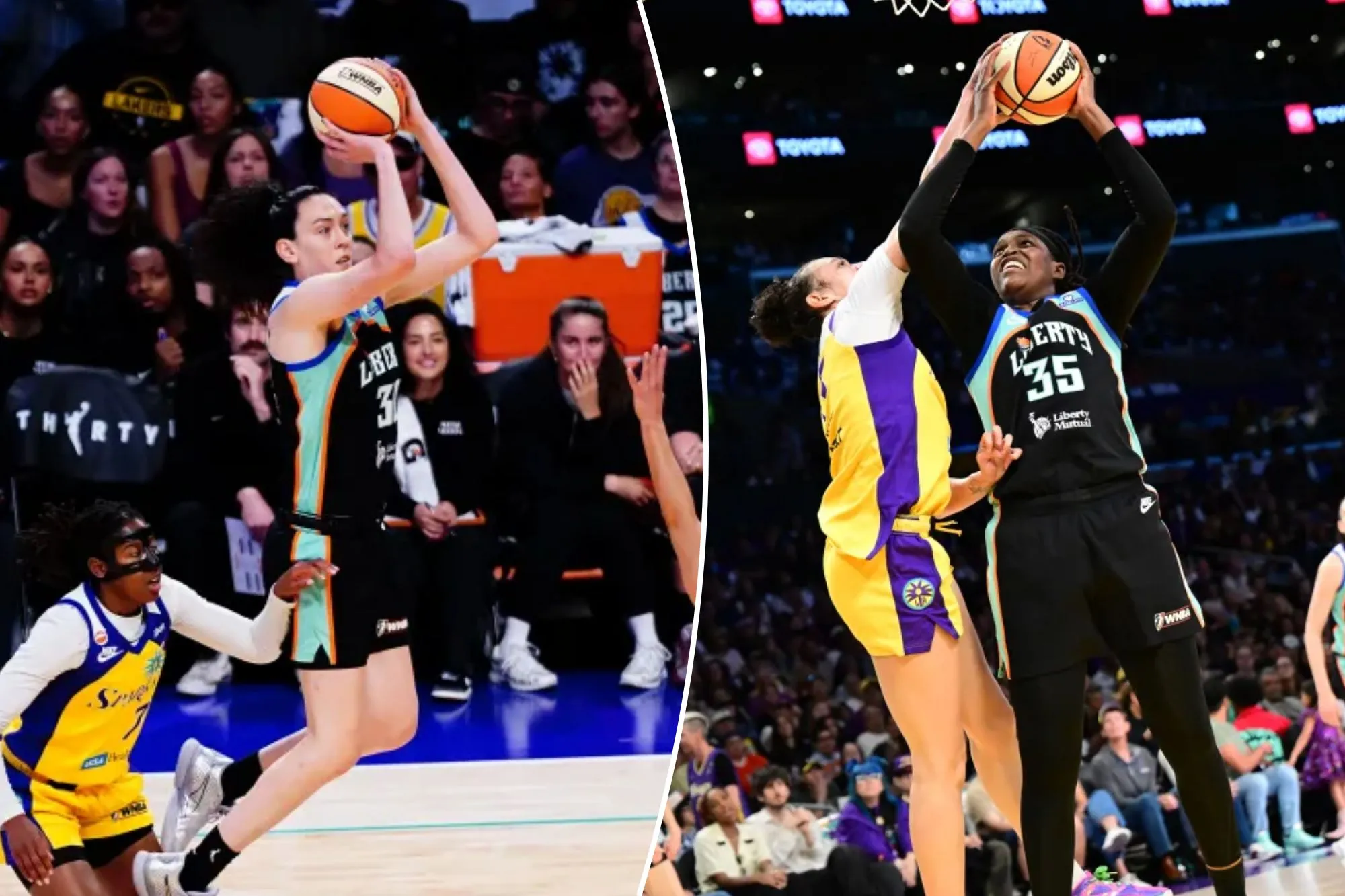 Liberty lose to Sparks at buzzer after squandering 17-point third-quarter lead