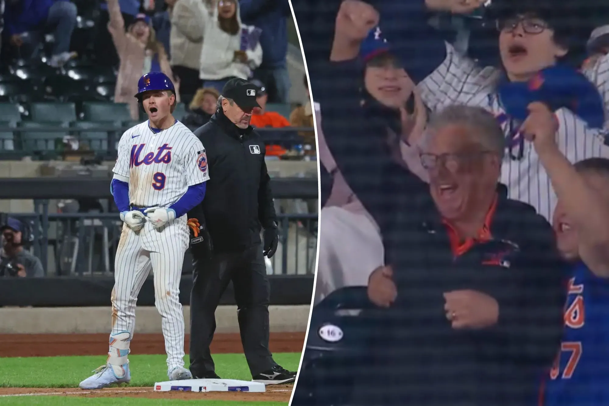 A.J. Ewing’s dad couldn’t contain his excitement in rookie’s Mets debut to remember