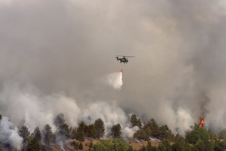 POŽAR U DELIBLATSKOJ PEŠČARI NE JENJAVA Vučić: Biće uključeni i helikopteri Vojske Srbije