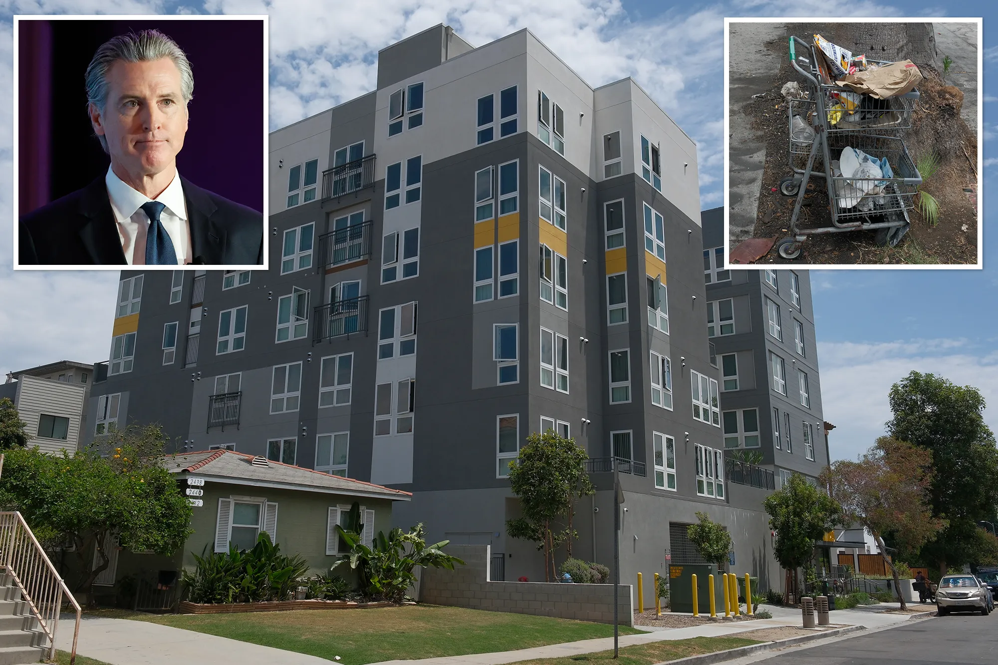 Dark truth about Gavin Newsom’s $2.6B flagship housing splurge — turning LA’s quiet streets into slums