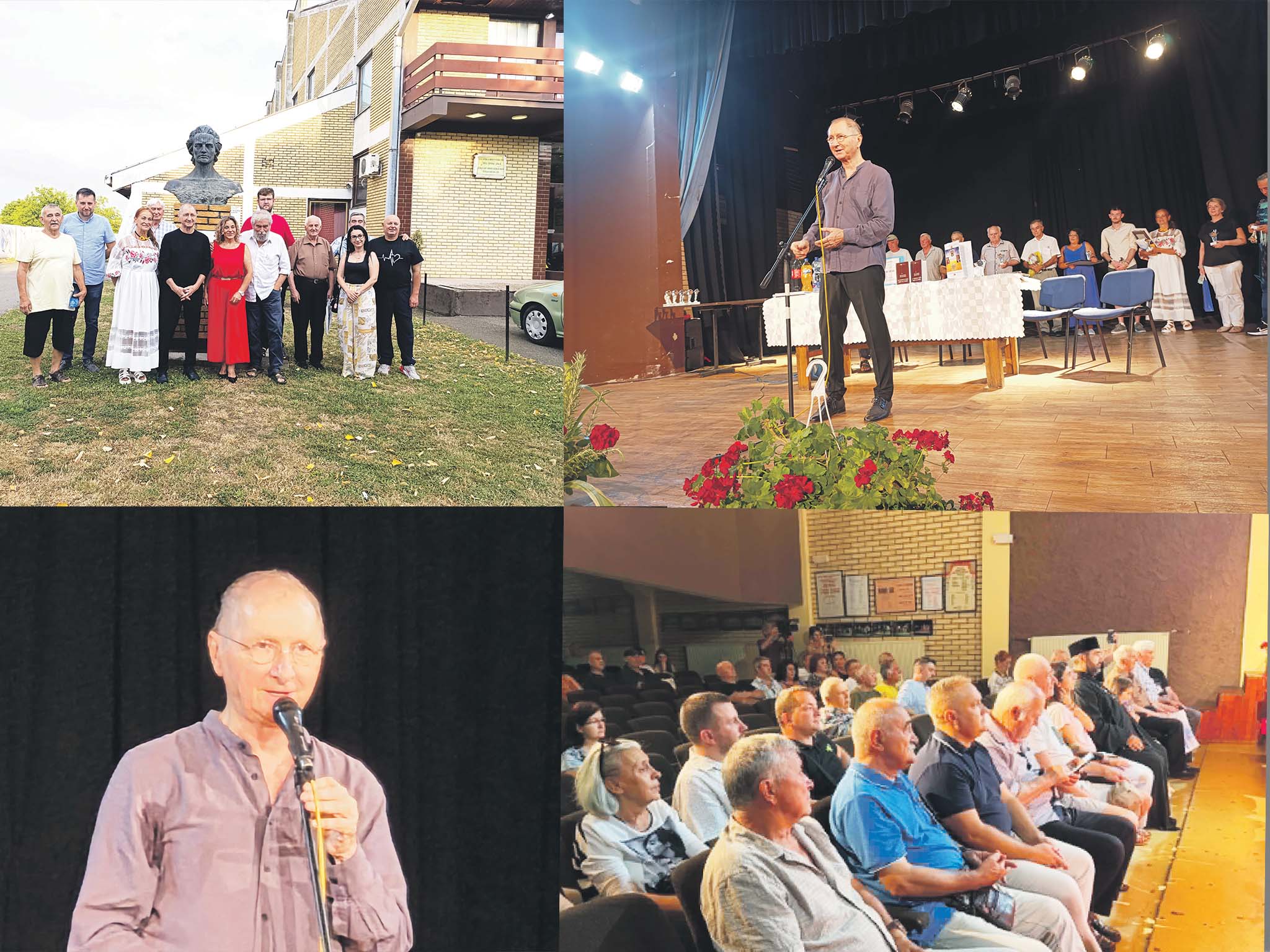 Marele actor român a susținut un spectacol extraordinar în cadrul celei de-a XXXIII-a ediții a Festivalului Internațional de Poezie „Drumuri de spice” de la Uzdin