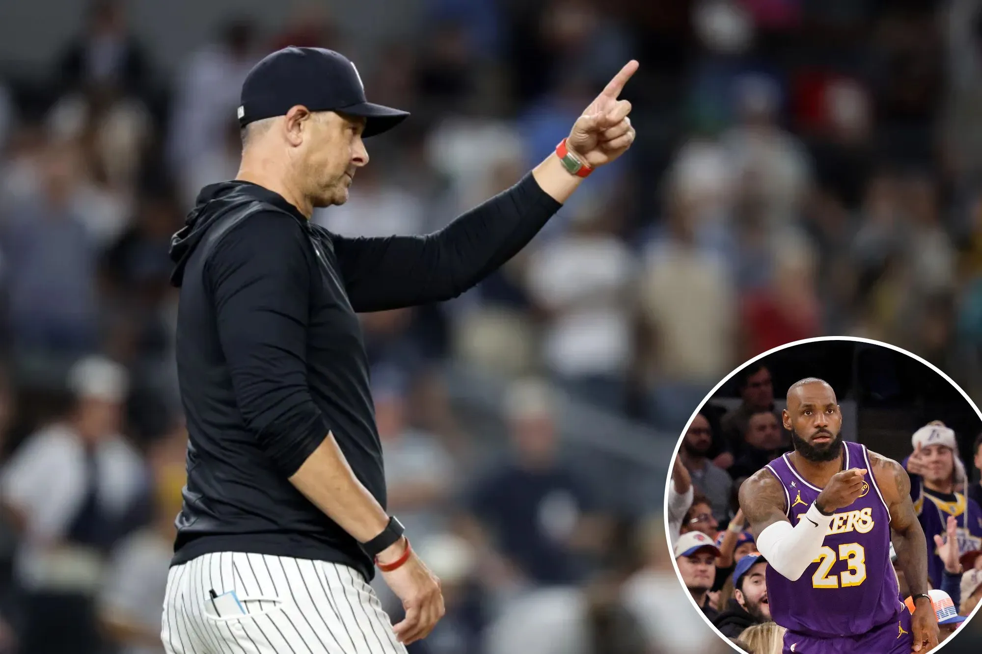 Aaron Boone is all smiles after 76ers land LeBron James: ‘I’ll be watching with interest’
