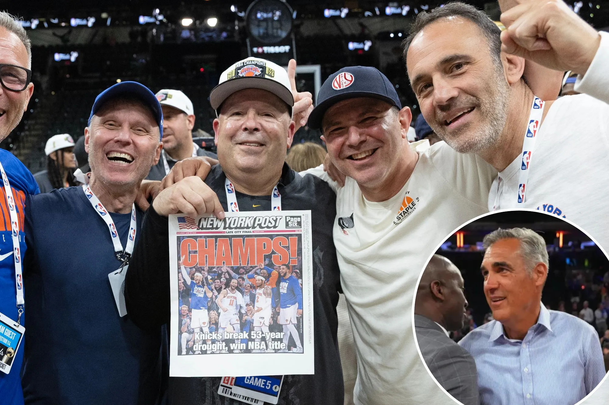 Jay Wright extols Leon Rose vision that finally brought Knicks a title