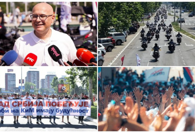 (ФОТО) СТОТИНЕ ХИЉАДА ЉУДИ У БЕОГРАДУ, СРБИЈА ПОБЕЂУЈЕ Лидер СНС Вучевић након масовног скупа: Идемо заједно у будућност, обезбедићемо оно што је најбоље за наше људе