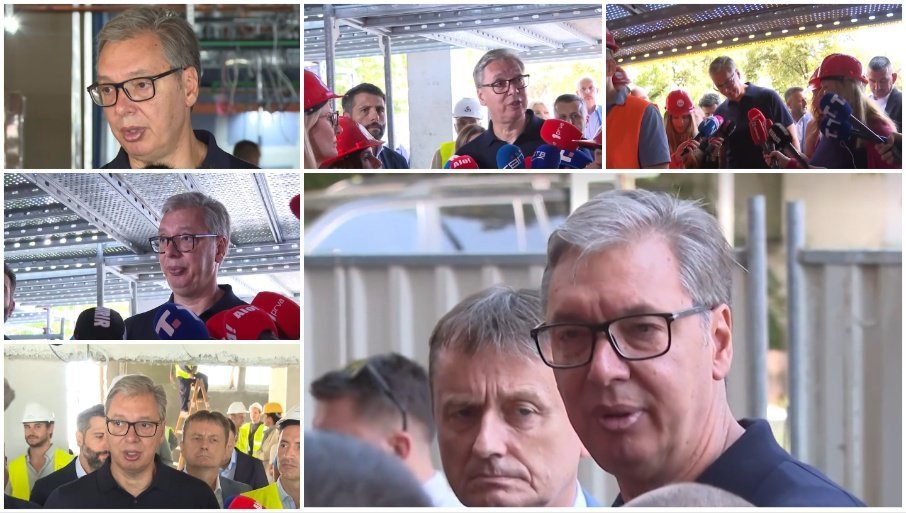 "NAJVEĆA BOLNICA ZA DECU U JUGOISTOČNOJ EVROPI, NAJMODERNIJE OPREMLjENA": Vučić obišao radove na izgradnji dečije klinike „Tiršova 2“ (FOTO)