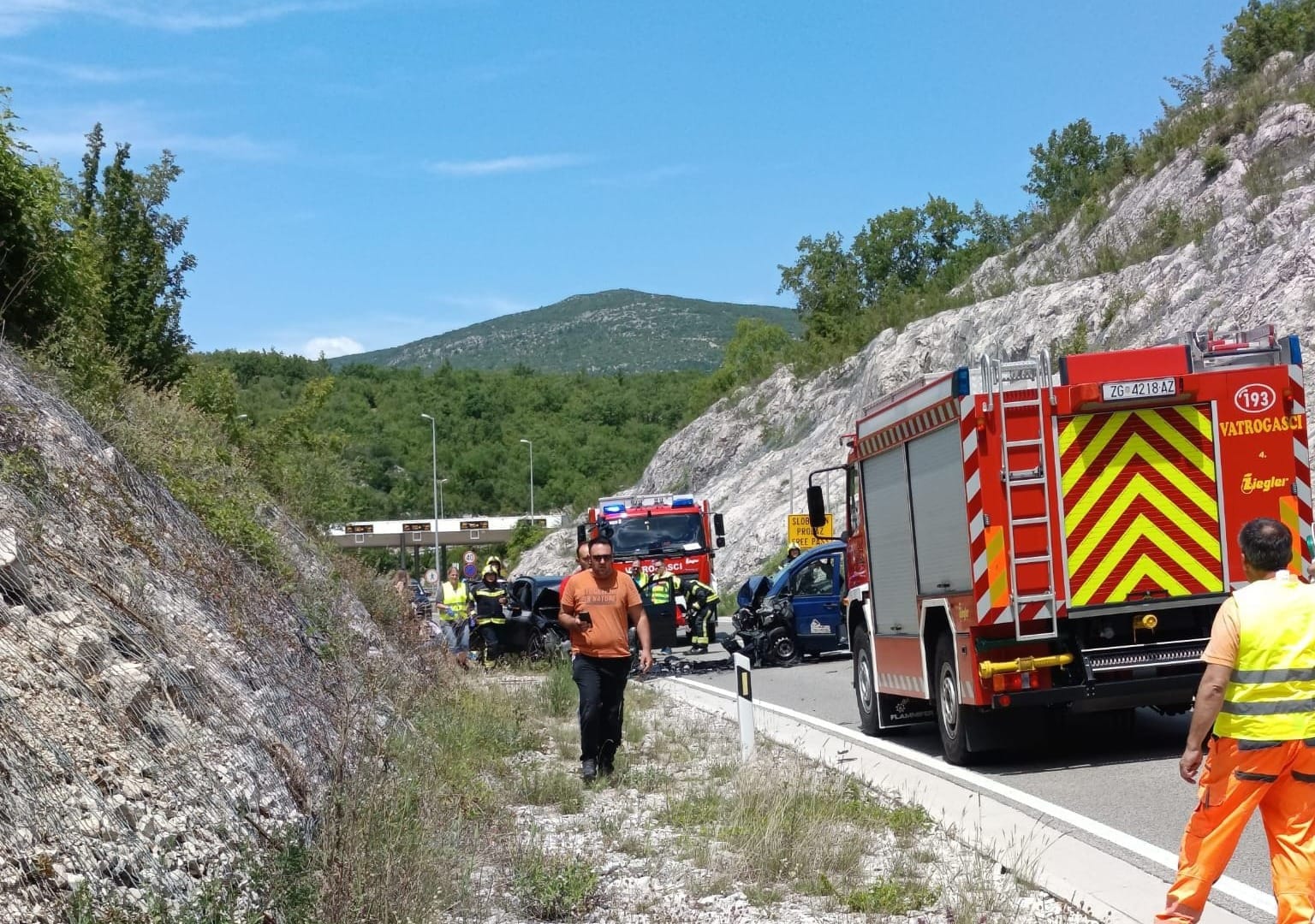 Teška prometna nesreća kod tunela Sveti Ilija: više osoba zatražilo liječničku pomoć